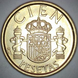 100 Pesetas España 1986