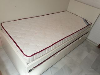 Cama nido Ikea blanca - Estructura melamina