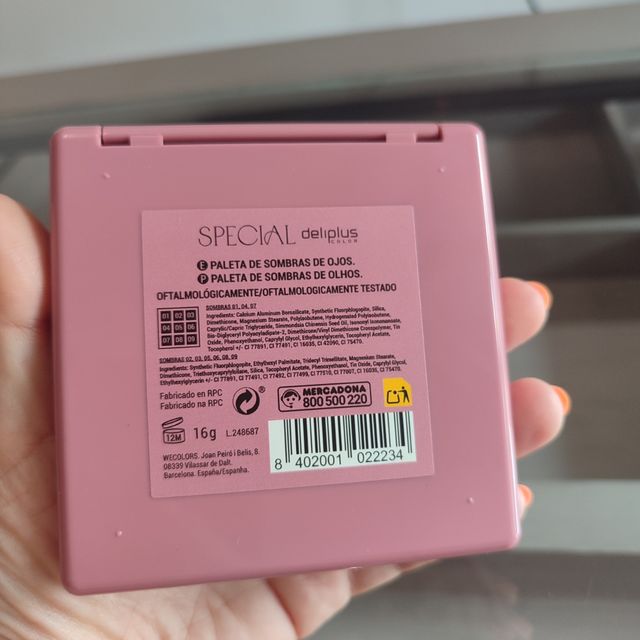 Paleta de sombras sin estrenar