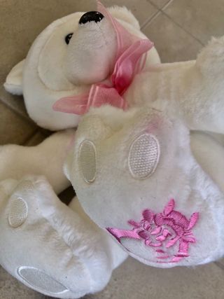 Peluche orsetto bianco