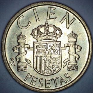 100 Pesetas España 1988