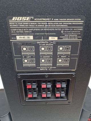 Bose 3.1 sistema de sonido