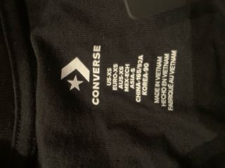 Camiseta Converse XS - Negra