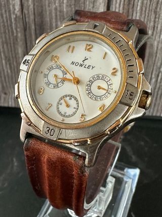 Reloj Nowley vintage chapado oro