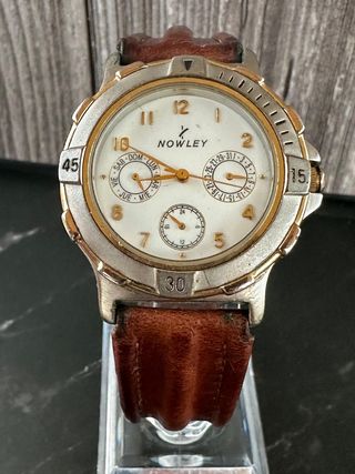 Reloj Nowley vintage chapado oro