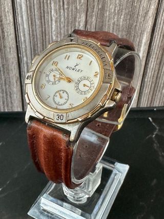 Reloj Nowley vintage chapado oro