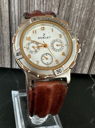 Reloj Nowley vintage chapado oro