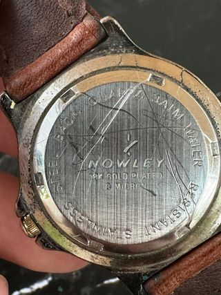 Reloj Nowley vintage chapado oro