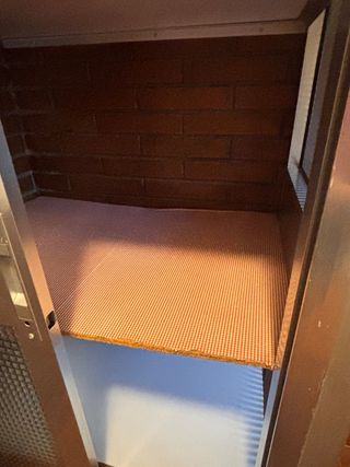 Armario metálico gris - 2 puertas correderas