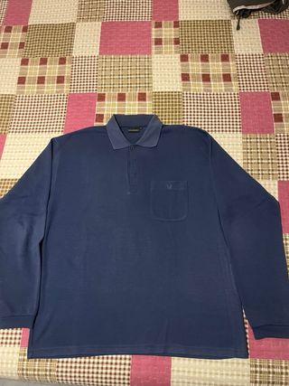 Polo OLDPORT azul - Talla L