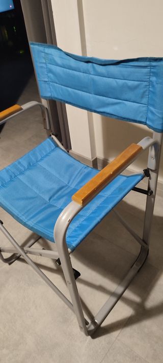 Silla plegable azul - Camping