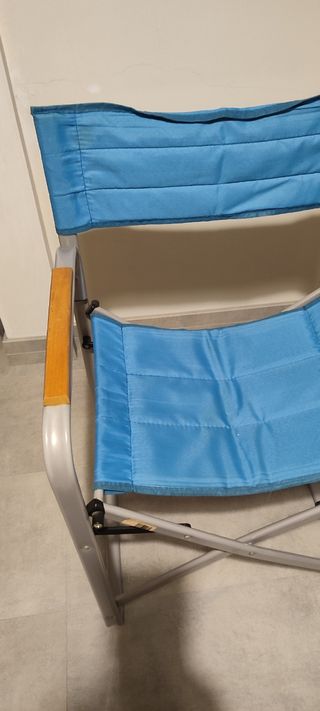 Silla plegable azul - Camping