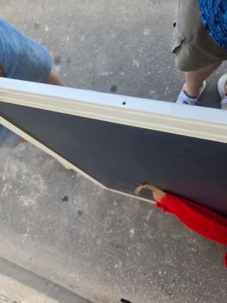 Mueble baño vintage blanco-verde