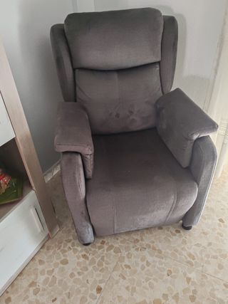 Butaca Relax Gris - Tela