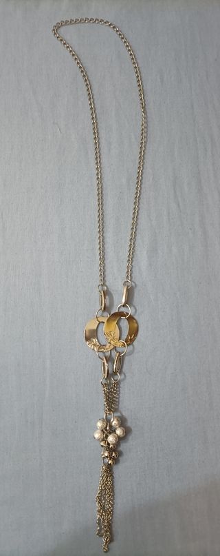 Collana lunga color argento - leggera