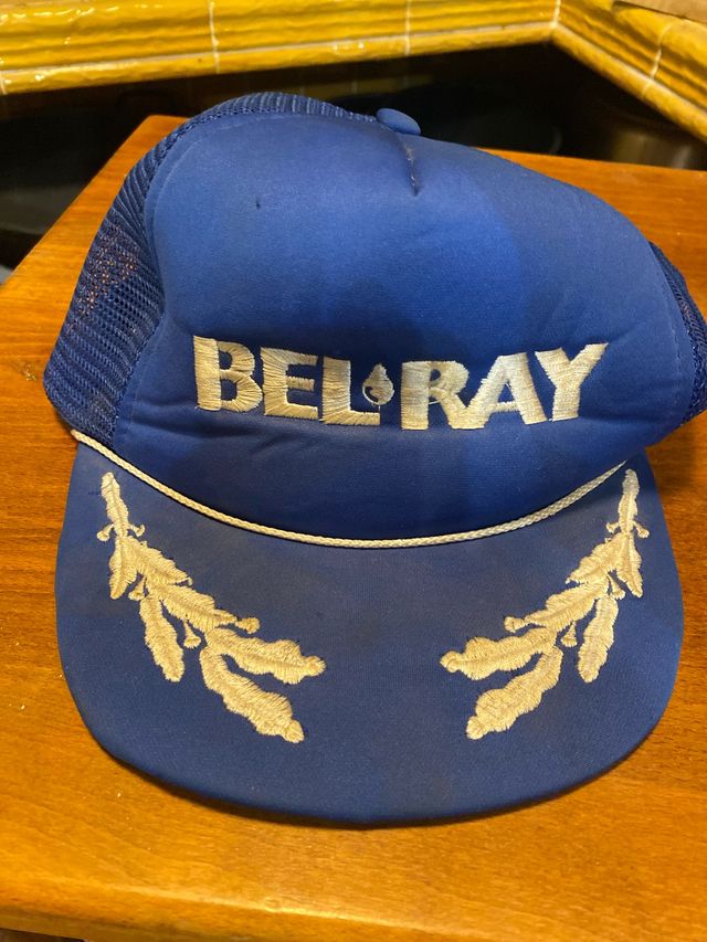 Gorra Bel-Ray Azul y Dorada