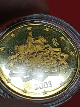 Euro 2003: monete coniate in Italia