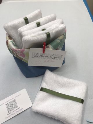 Set 5 Salviette riutilizzabike con pochette