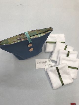 Set 5 Salviette riutilizzabike con pochette