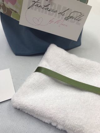 Set 5 Salviette riutilizzabike con pochette