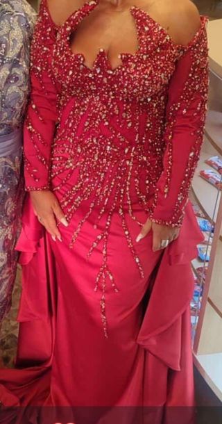 Vestido rojo boda gitana