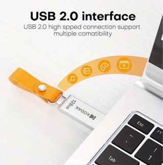 Pendrive Kodak K122 128GB USB 2.0