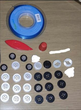 Set 10 uncinetti + attrezzi maglia