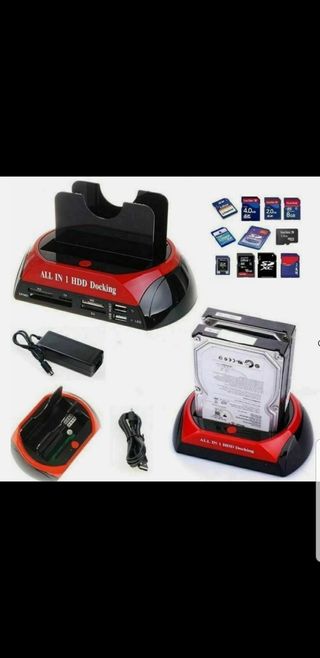 Dock HDD 3.5"/2.5" + lettori card