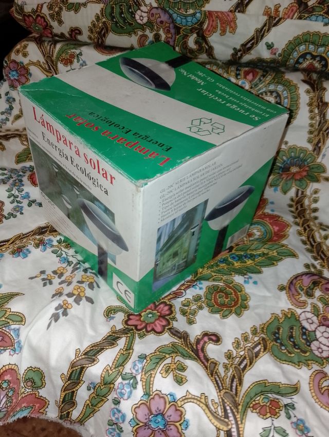 Lámpara solar GL-20 negra