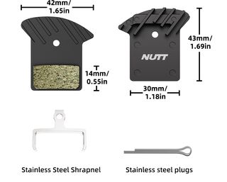 Pastillas de freno NUTT 1 Piston