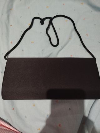 Bolso negro brillante