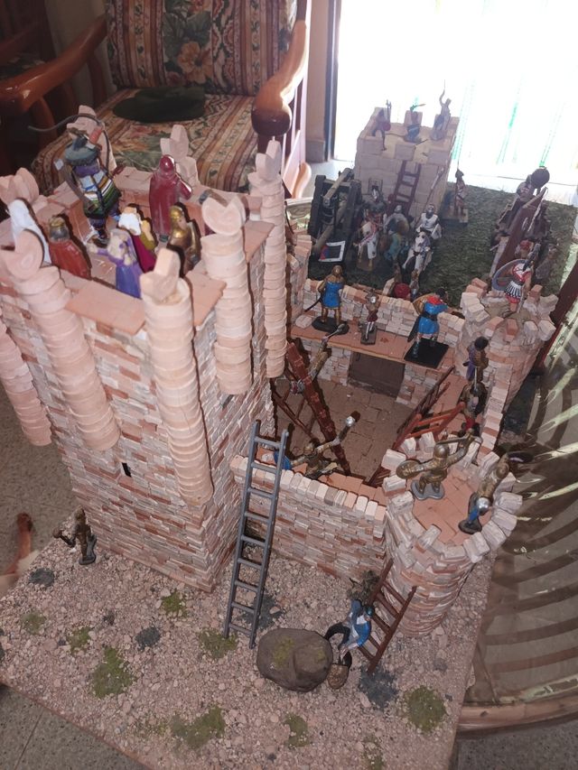 Maqueta castillo medieval + extras