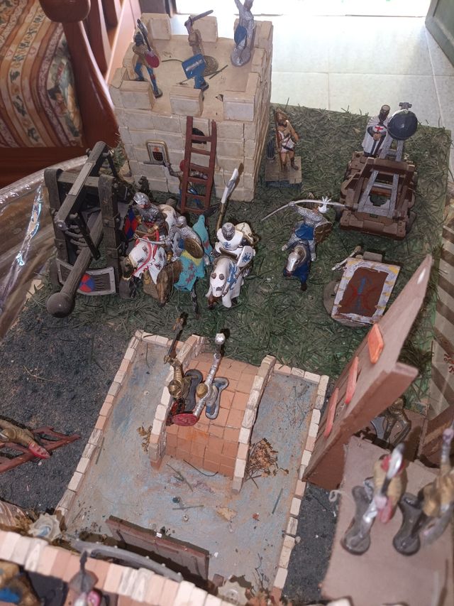 Maqueta castillo medieval + extras