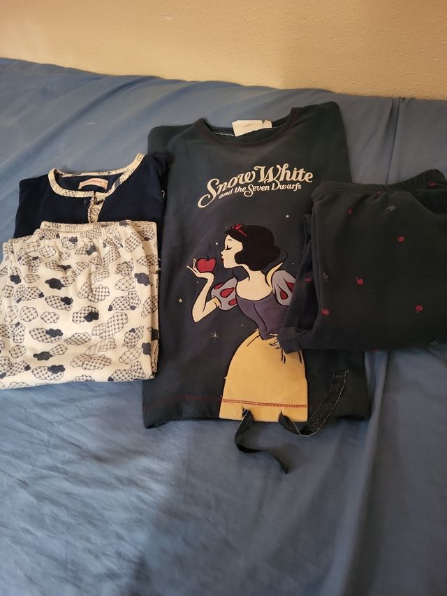 Pijamas Blancos y Azules - Niña