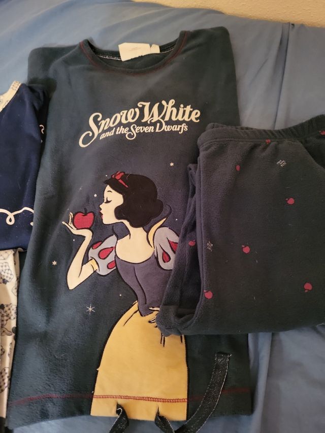 Pijamas Blancos y Azules - Niña