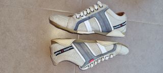 Zapatillas Kangaroos beige-azul