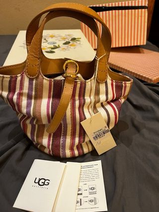 Bolso UGG piel y tela 