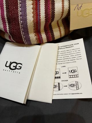 Bolso UGG piel y tela 