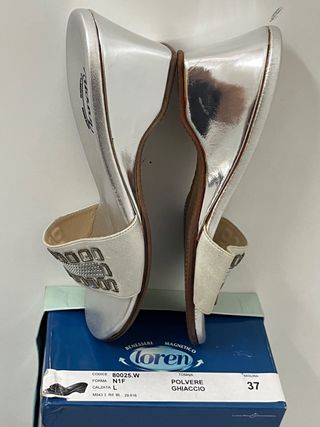 Sandali Loren 37 argento