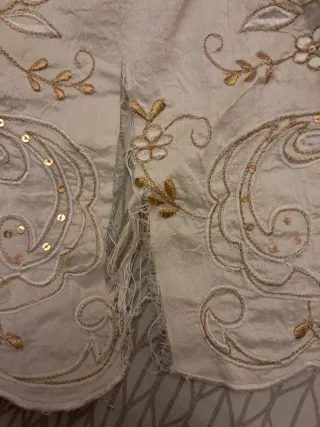 Delantal seda salvaje, regalo pico manteletas fall