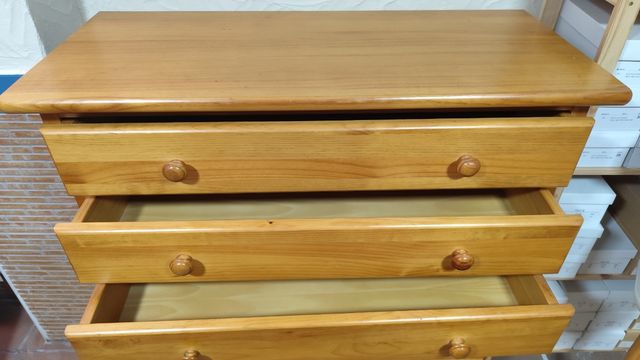 Cómoda Cajonera 7 cajones madera