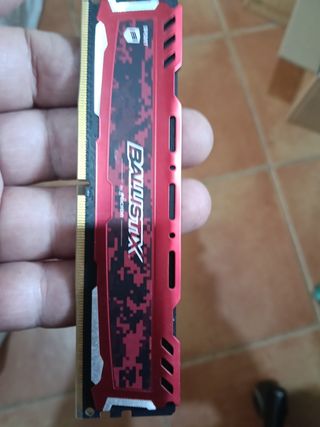 RAM Ballistix Gaming 2x4GB ddr4
