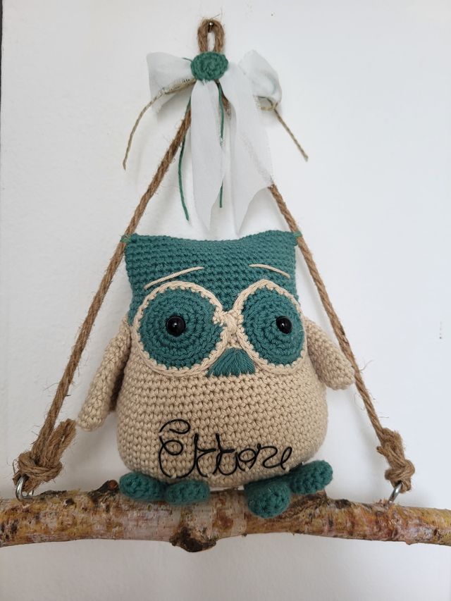 Gufo crochet custode dei sogni