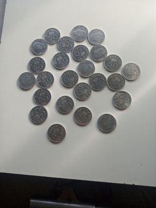 25 Monedas España 50 céntimos 1982