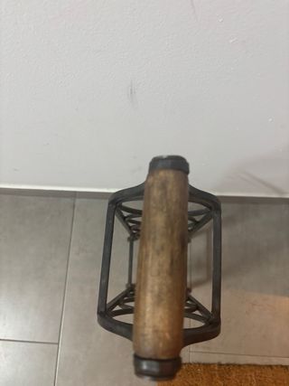 Botellero metálico vintage