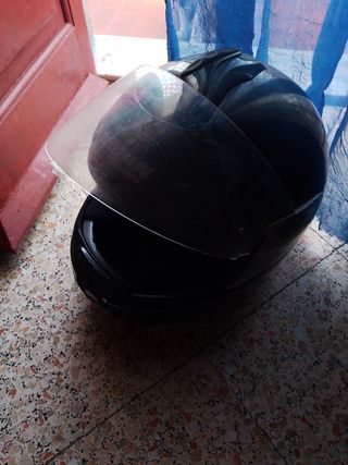 Capacete Moto - Preto e color