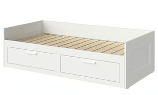 Diván cama blanco. Regalo colchón, edredón y funda