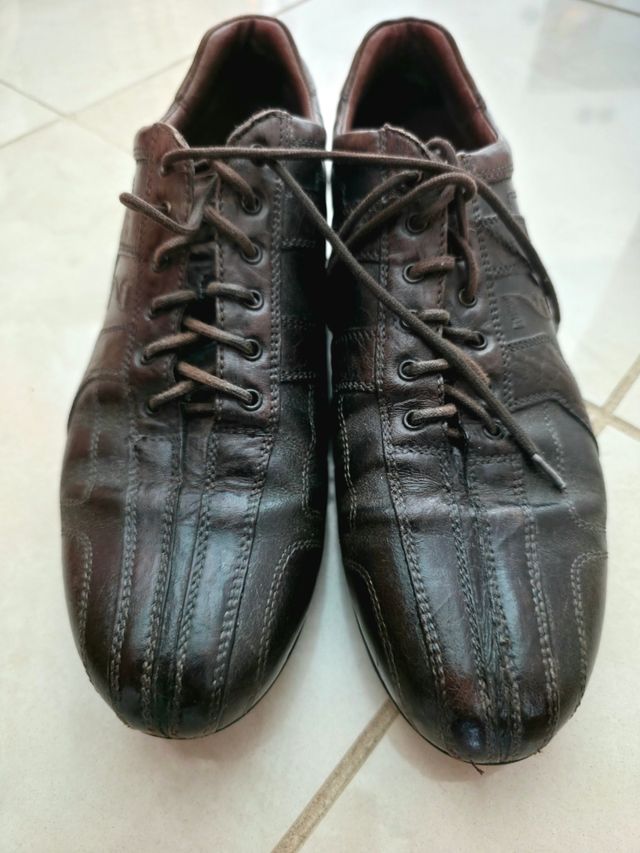 Scarpe stringate Nero Giardini color testa di moro