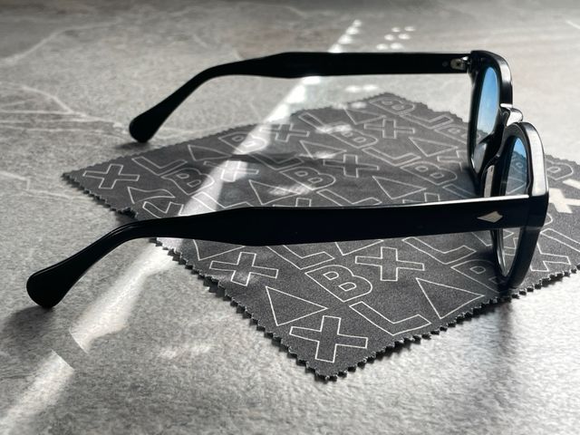 Occhiali X-LAB neri blu, lenti graduate