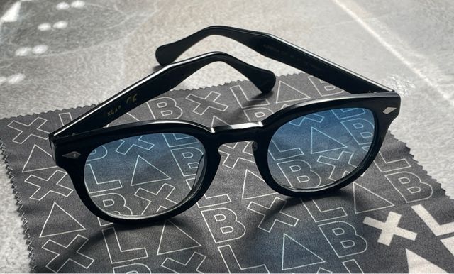 Occhiali X-LAB neri blu, lenti graduate